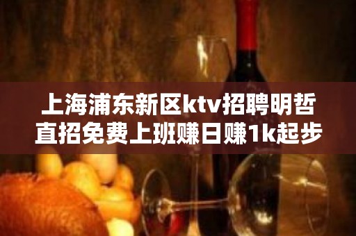 上海浦东新区ktv招聘明哲直招免费上班赚日赚1k起步