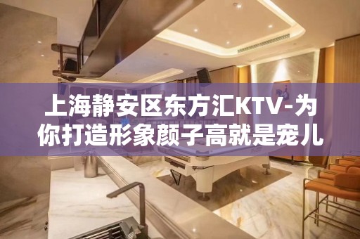 上海静安区东方汇KTV-为你打造形象颜子高就是宠儿