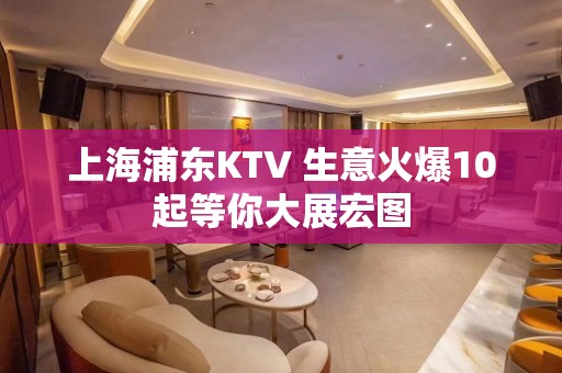 上海浦东KTV 生意火爆10起等你大展宏图