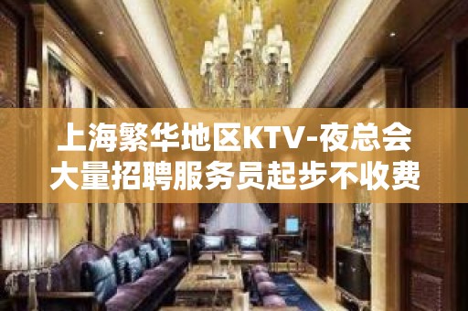 上海繁华地区KTV-夜总会大量招聘服务员起步不收费用