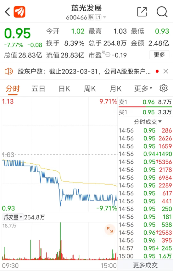 要退市？首只低于1元地产股来了